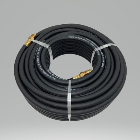 Blue Demon ARGON GAS WELDING HOSE, 1/4 IN X 100 FT, W/INERT GAS FITTING BDGH-ARG14-100